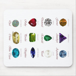Birthstone Chart Mouse Pad