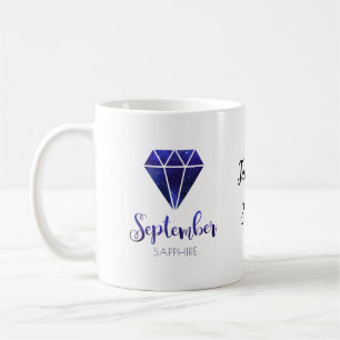 Birthstone mug September sapphire