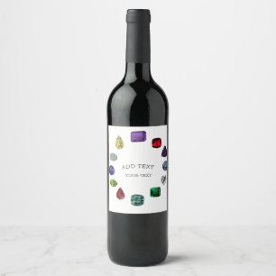 Birthstone Wine Label