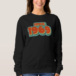 Birthyear 1969 retro and vintage designed sweatshirt