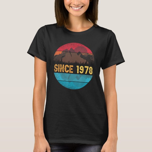 Birthyear 1978 retro and vintage designed T-Shirt (Front)