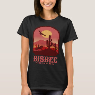 Bisbee Arizona Cacti and Sunset T-Shirt