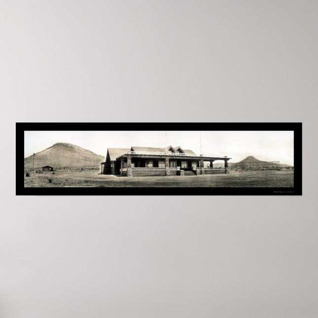 Bisbee AZ Country Club Photo 1909 Poster (Front)