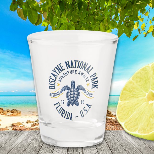 Biscayne Lagoon Reserve Florida Shot Glass (Creator Uploaded)