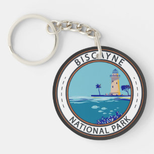 Biscayne National Park Boca Chita Key Badge Key Ring