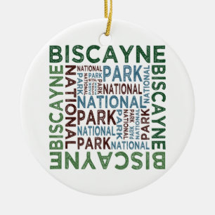Biscayne National Park Ceramic Tree Decoration