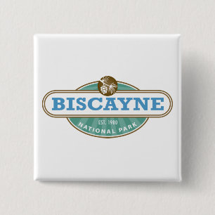 Biscayne National Park Florida 15 Cm Square Badge