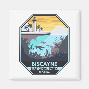 Biscayne National Park Florida Emblem  Magnet