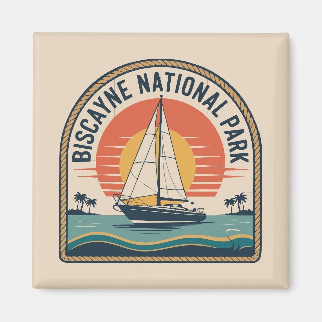 Biscayne National Park Florida Keys Adventure Magnet (Front)
