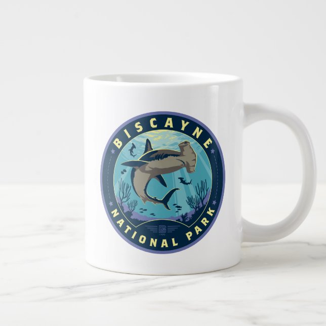 Biscayne National Park Large Coffee Mug (Right)