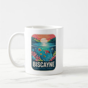Biscayne National Park Marine Life Badge Coffee Mug