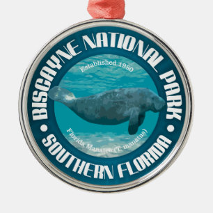 Biscayne National Park Metal Tree Decoration