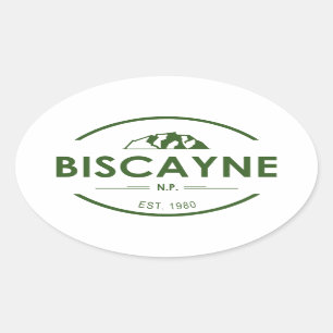 Biscayne National Park Oval Sticker