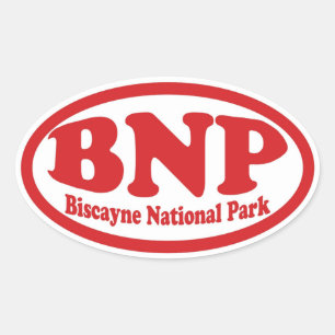 Biscayne National Park red oval sticker