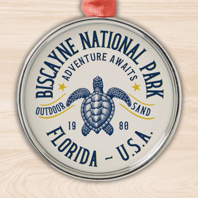 Biscayne Nature Reserve Florida Metal Ornament (Creator Uploaded)