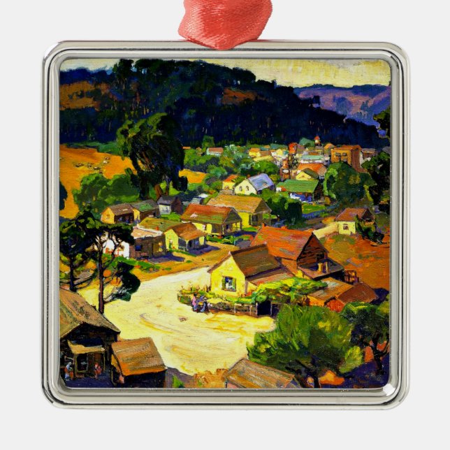 Bischoff - Cambria, a Peaceful California Town Metal Ornament (Front)