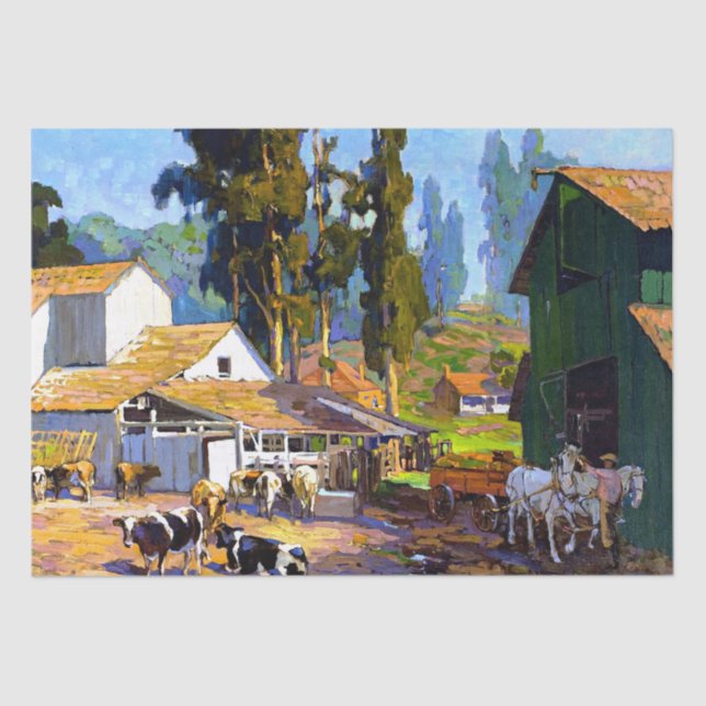 Bischoff - The Dairy, fine art, Tissue Paper (Front)