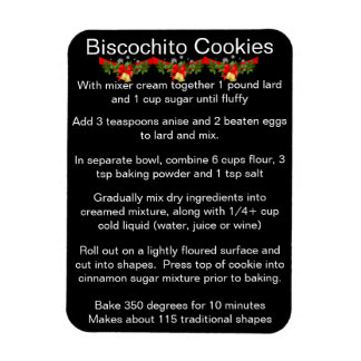 Biscochito New Mexico's official cookie recipe Magnet