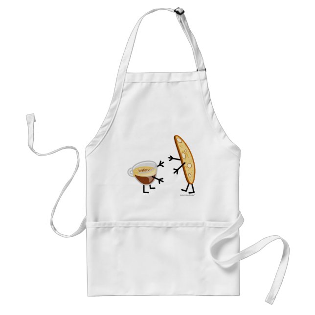 Biscotti & Coffee - Customisable Standard Apron (Front)
