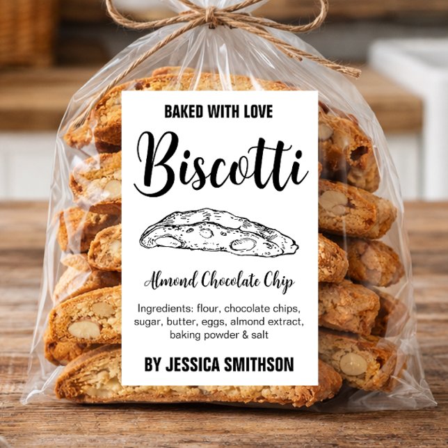 Biscotti Custom Homemade label BIS002tr (Creator Uploaded)