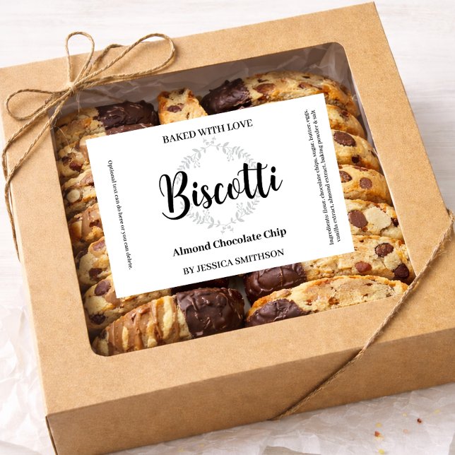 Biscotti Custom Homemade label CK007rtbis (Creator Uploaded)