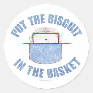 Biscuit Basket (Hockey) Classic Round Sticker