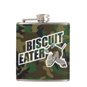 Biscuit Eater (Hockey Goalie) Hip Flask