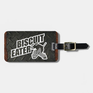 Biscuit Eater (Hockey Goalie) Luggage Tag