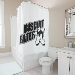 Biscuit Eater (Hockey Goalie) Shower Curtain