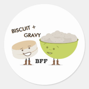 Biscuit & Gravy Best Friends Sticker