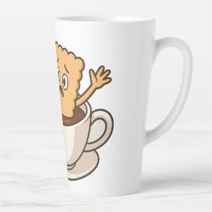 Biscuit in Trouble Inside a Coffee Cup