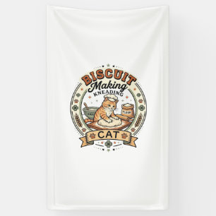 Biscuit Making Kneading Cat Biscuit Making Kneadin Banner