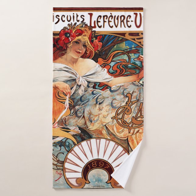 Biscuit, Mucha Bath Towel (Bath Towel)