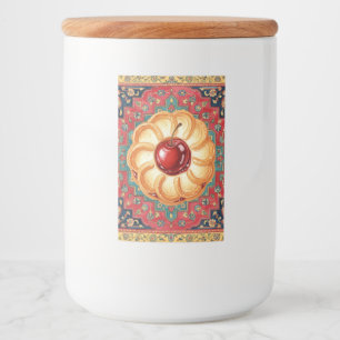 Biscuit, Sticker for Food Container by Natasha Us