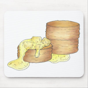 Biscuits and Sausage Gravy Southern Breakfast Food Mouse Pad