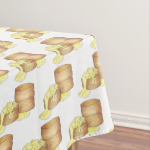 Biscuits and Sausage Gravy Southern Breakfast Food Tablecloth