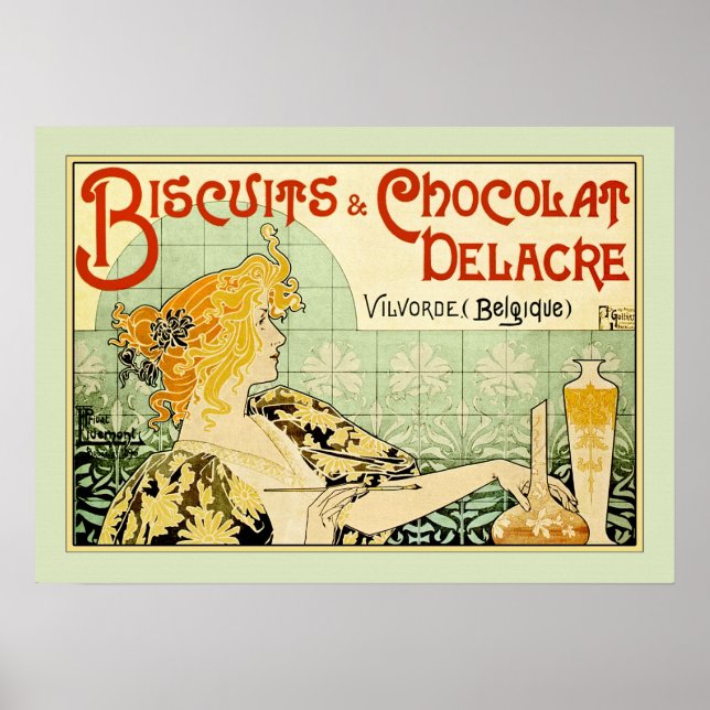 Biscuits & Chocolat Delacre (Sage) Poster (Front)