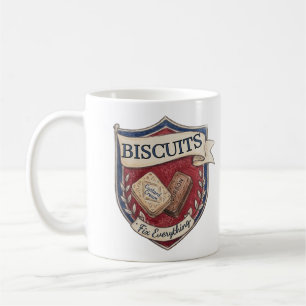 Biscuits Fix everything custard cream lover Coffee Mug