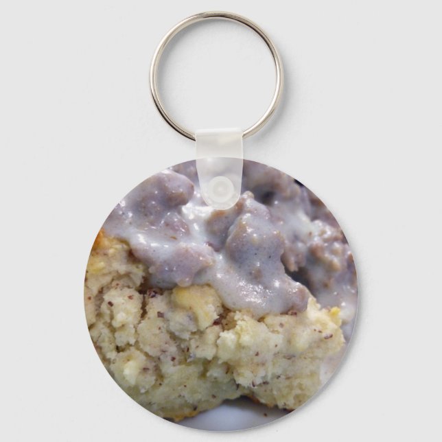Biscuits & gravy key ring (Front)