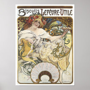 Biscuits Lefeure-1897 Poster