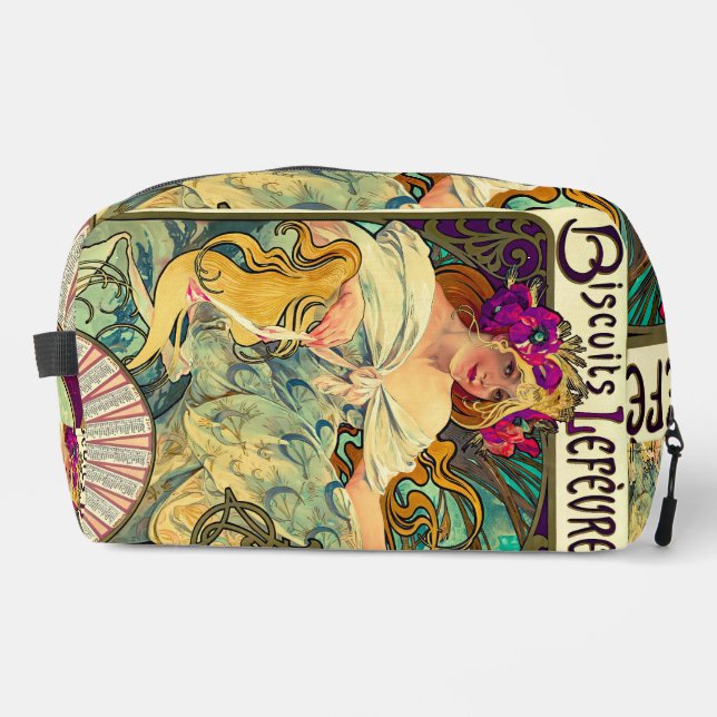 Biscuits Lefevre-Utile by Alphonse Mucha (1896) Dopp Kit (Front)