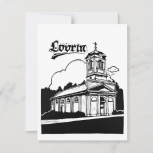 Biserica din Lovrin Linicut RSVP Card