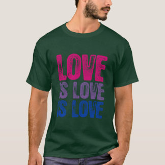 Biseual Love is Love is Love family T-Shirt