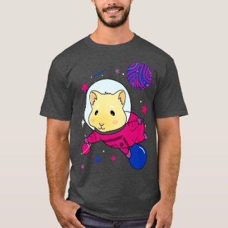 Biseual Pride Guinea Pig In Space Biseual  T-Shirt