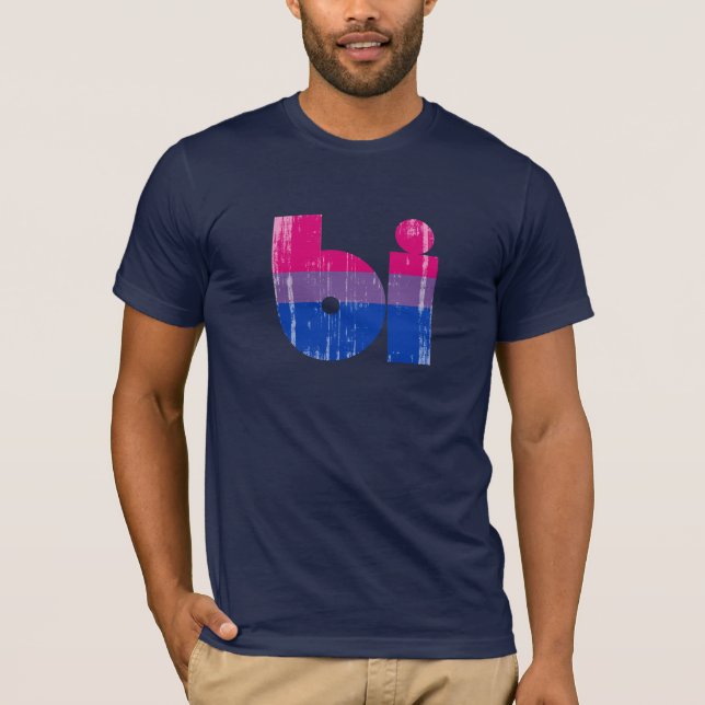 BISEXUAL 2 distressed.png T-Shirt (Front)