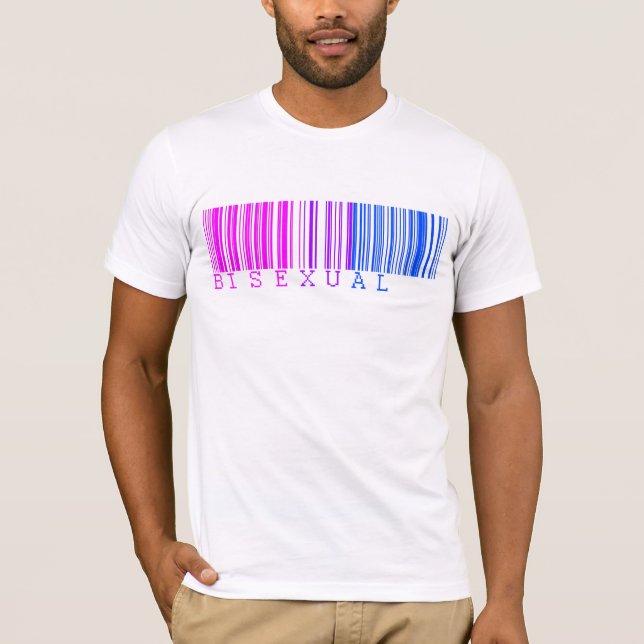 Bisexual Barcode Shirt (Front)