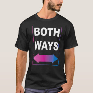 Bisexual Bi Pride Flag Both Ways T-Shirt