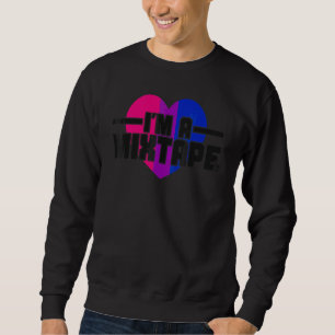 Bisexual Bi Pride Flag I'm A Mixtape Sweatshirt