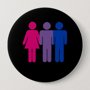 Bisexual Boy 10 Cm Round Badge