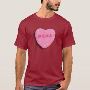 BISEXUAL CANDY HEART - .png T-Shirt